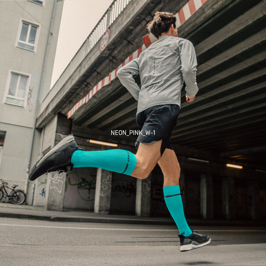 Neon Tall Compression Socks, Women