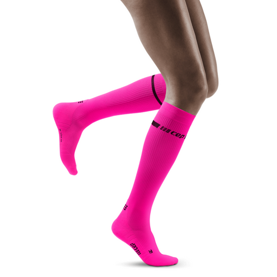 Neon Tall Compression Socks, Women