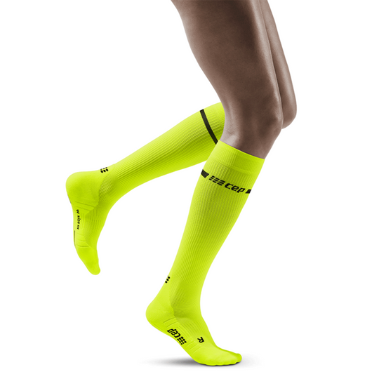 Neon Tall Compression Socks, Women