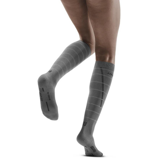 Reflective Tall Compression Socks, Women