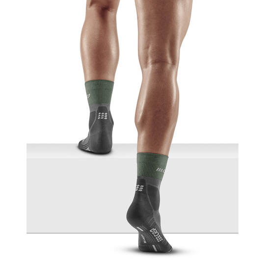 Hiking Merino Mid Cut Compression Socks, Men