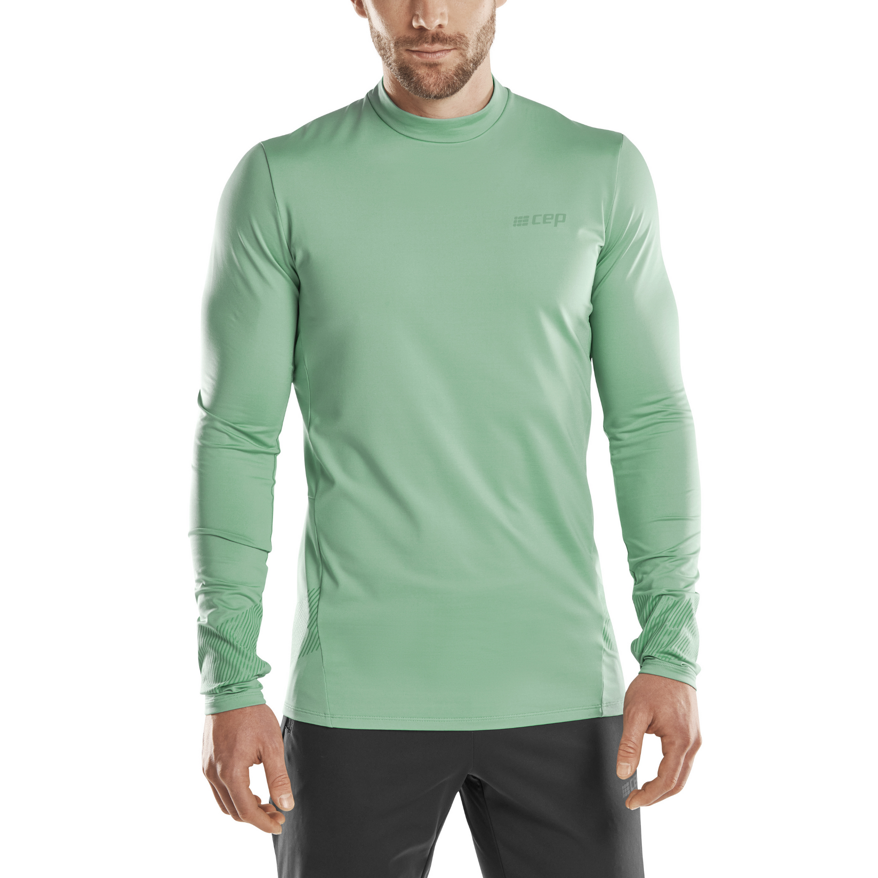 Men Warm Long Sleeve Compression Shirts Turtleneck Winter Base Layer Top  Pullover Lightweight