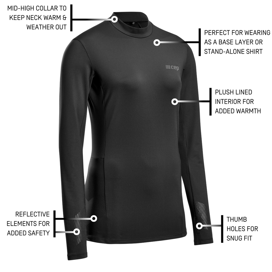 Cold Weather Shirt for Women  CEP Athletic Compression Sportswear – CEP  Compression
