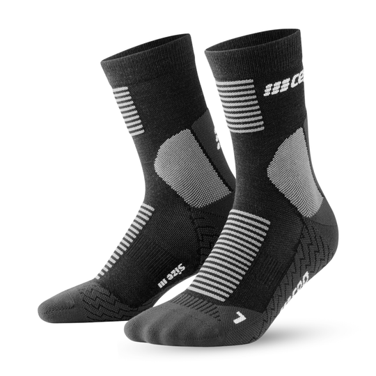 Cold Weather Mid Cut Compression Socks, Men