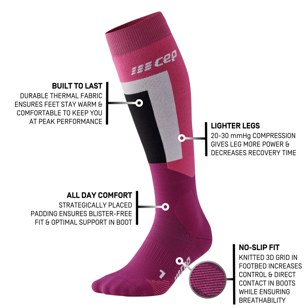 Ski Thermo Tall Compression Socks, Women