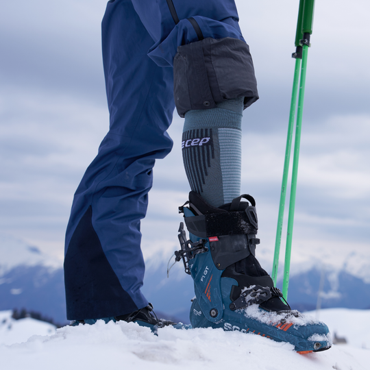 Ski Touring Tall Compression Socks, Men