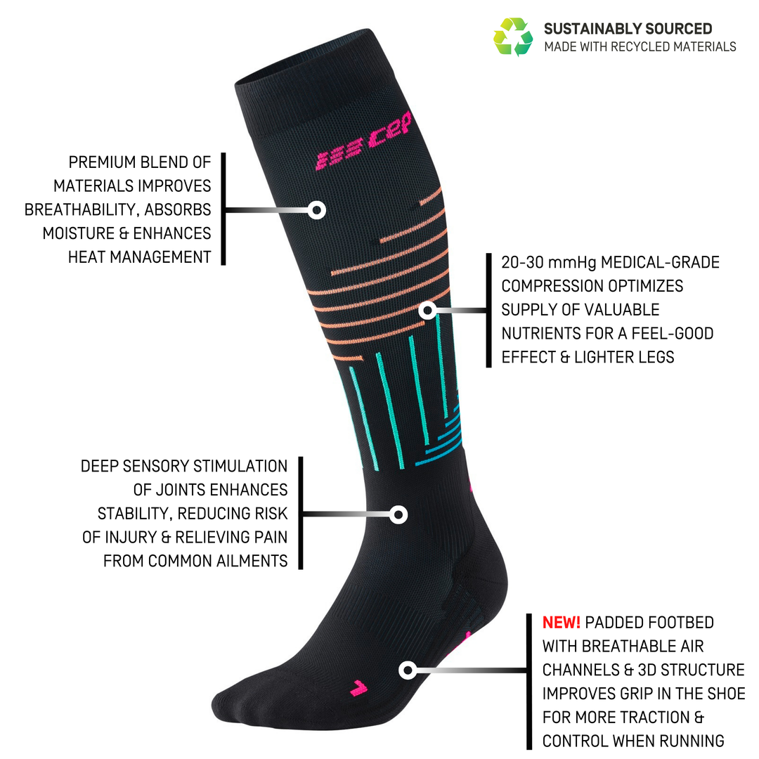 The Run Limited Edition Compression Tall Socks, Women