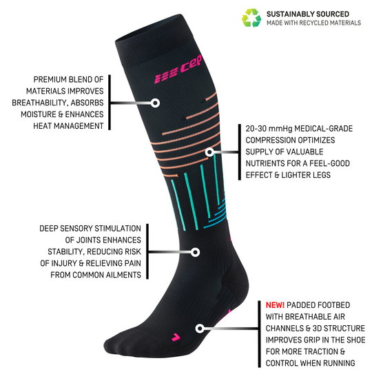 The Run Limited Edition Compression Tall Socks, Women