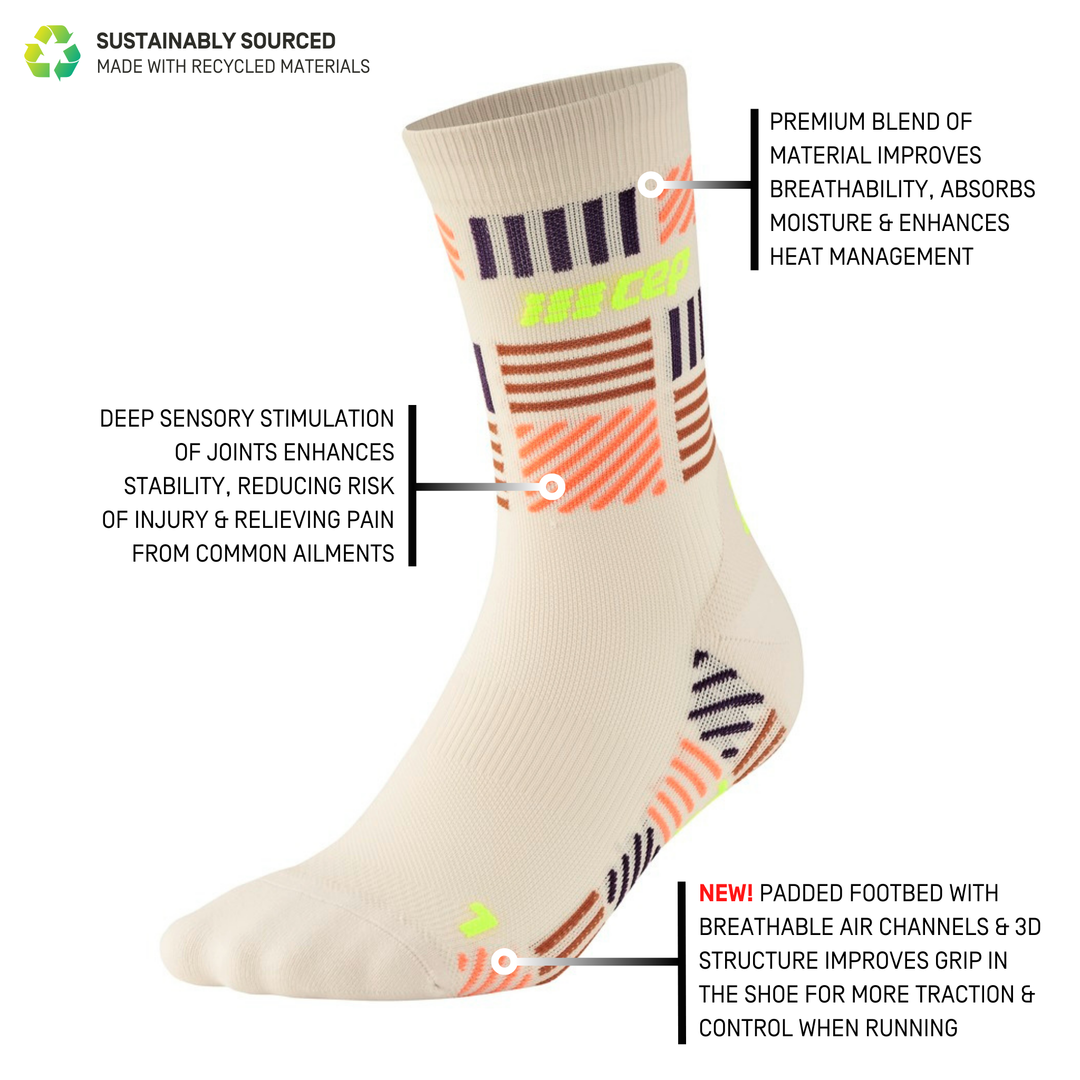 The Run Limited Edition Compression Mid Cut Socks, Women