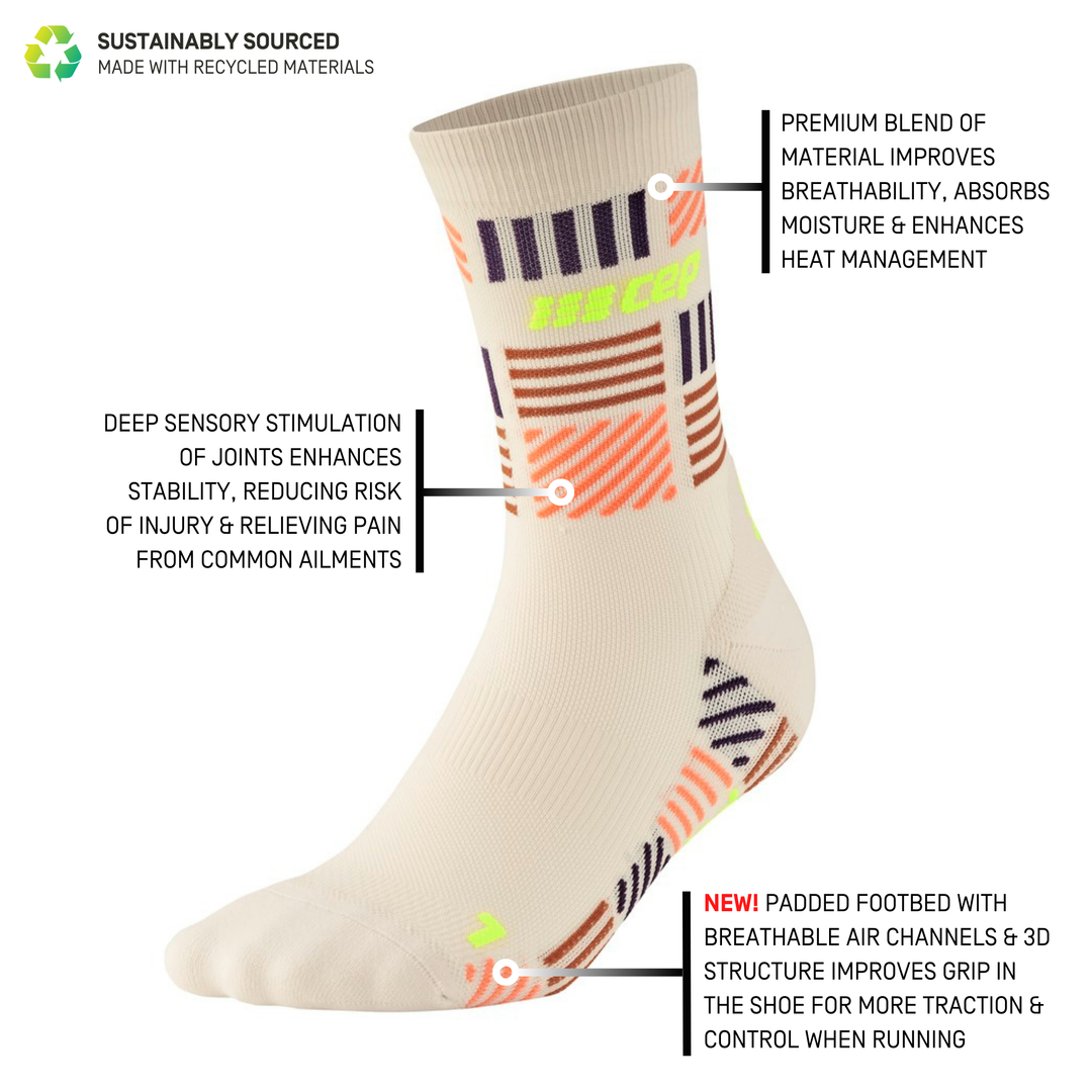 The Run Limited Edition Compression Mid Cut Socks, Men