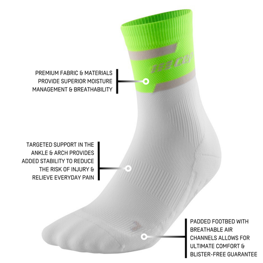 The Run Compression Mid Cut Socks 4.0, Women