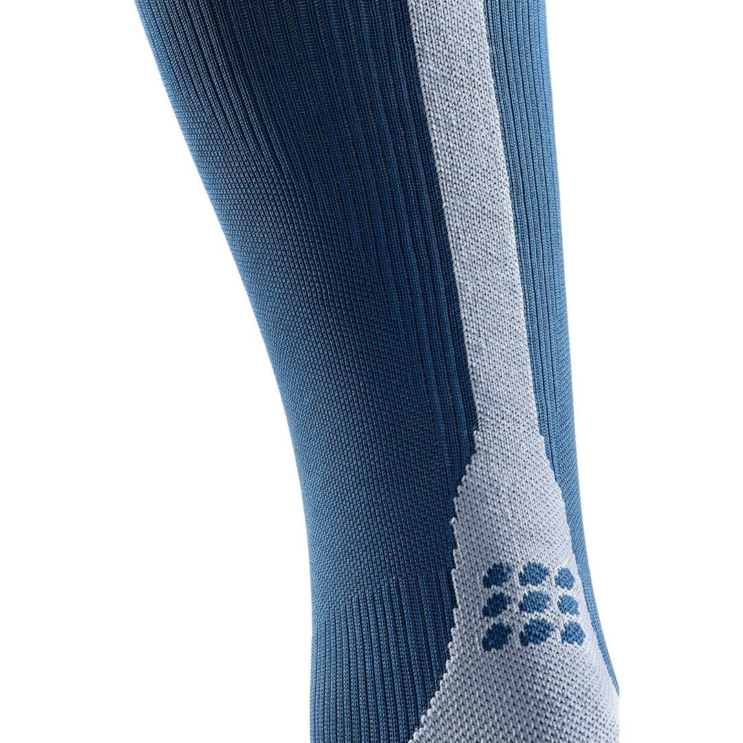 Tall Compression Socks 3.0, Men, Blue/Grey - Detail