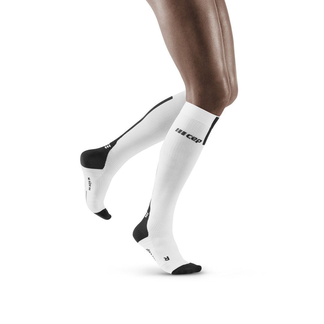 YoU Compression® White & Black Sole Ankle Socks 20-30 mmHg – YoU Compression  Wear