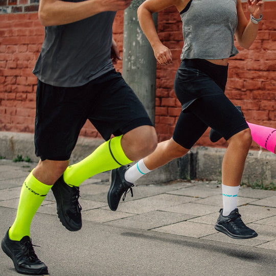 Neon Mid Cut Compression Socks, Men