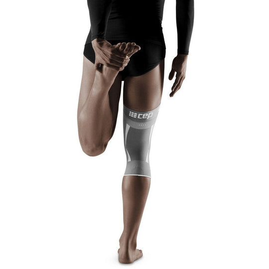 Compression Knee Sleeve, Anthracite/Grey, Back View Model