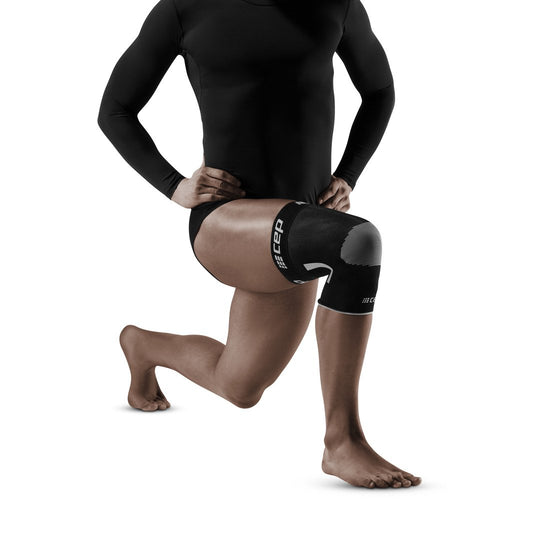 Compression Knee Sleeve, Black/Grey