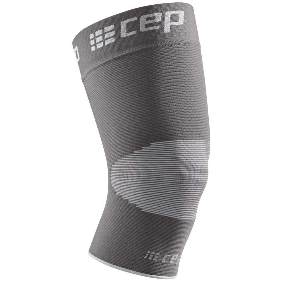 Compression Knee Sleeve, Anthracite/Grey, Front View