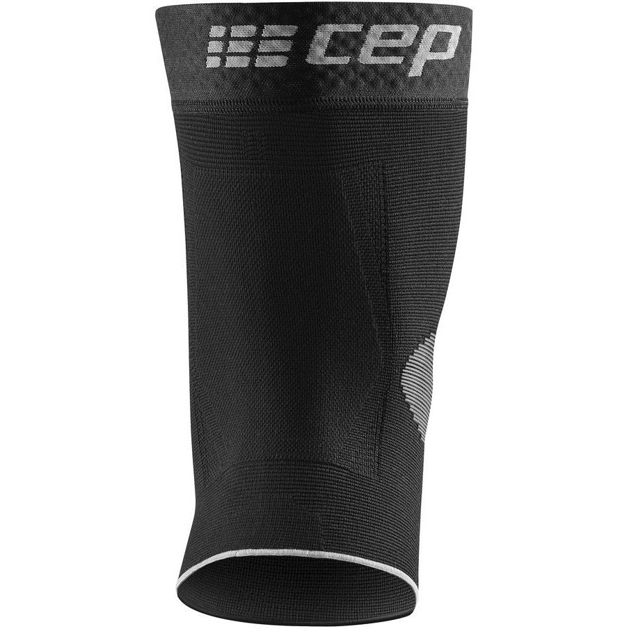 Compression Knee Sleeve, Black/Grey, Back View