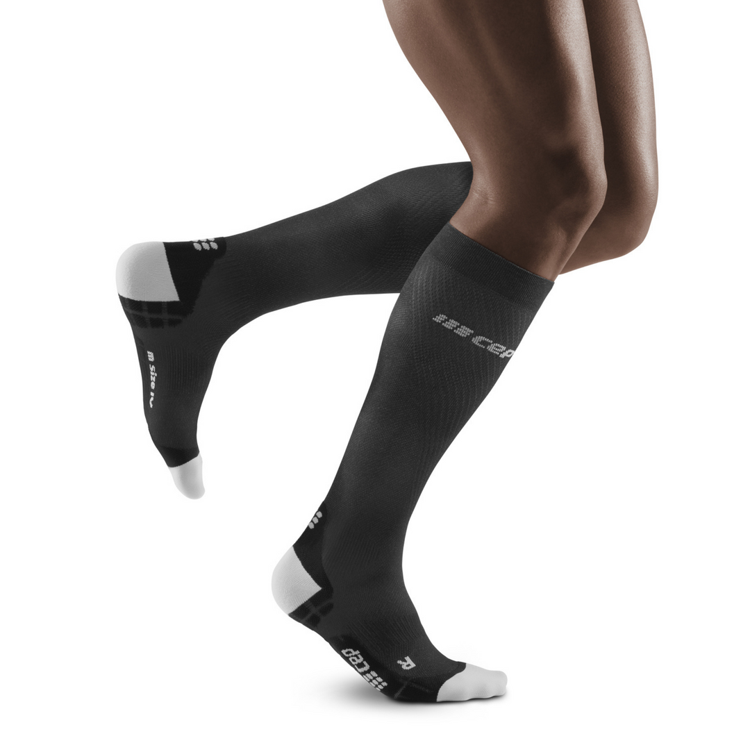 CEP Compression Tall Socks with Reflexes, Black, Men
