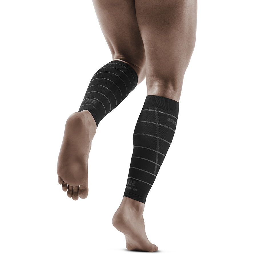 CEP Men's Compression Running Sleeves - Running Ultralight Calf Sleeves,  Carbon White, V : : Health & Personal Care