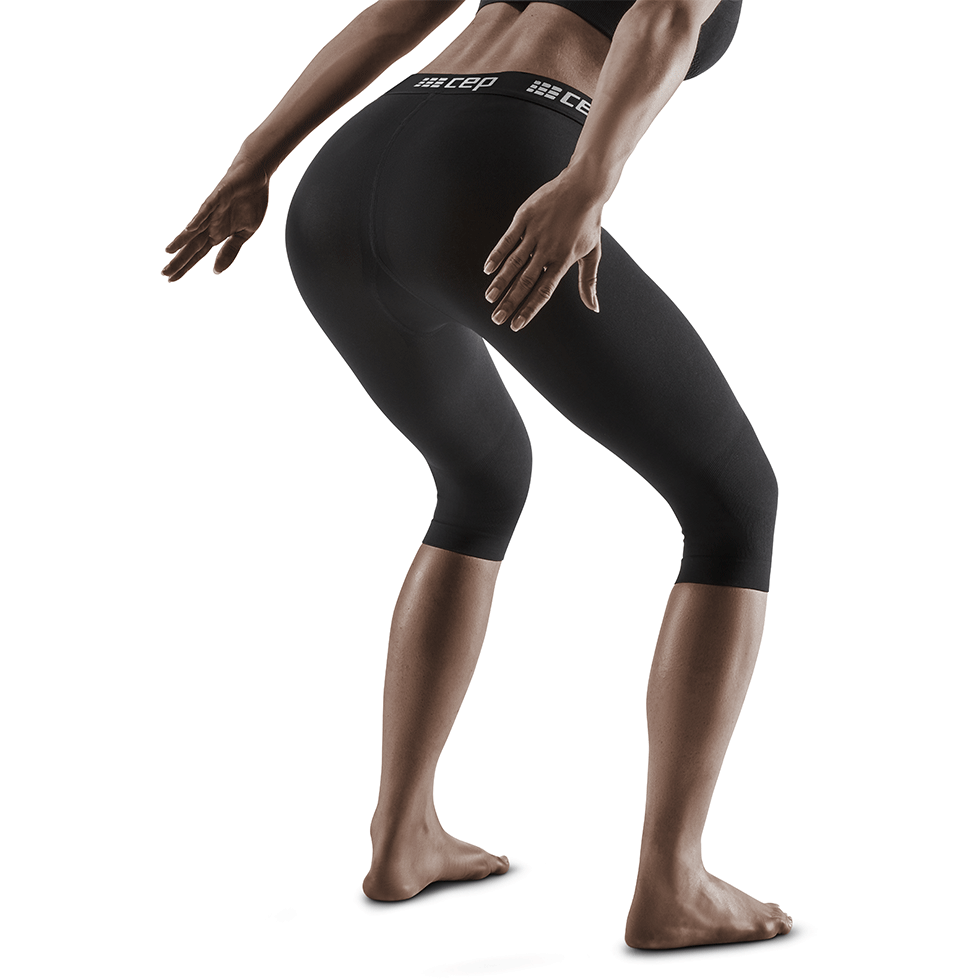 CHEX Cotton Lycra 3/4 Three Quarter Leggings Black Navy Ladies Fitness  Exercise