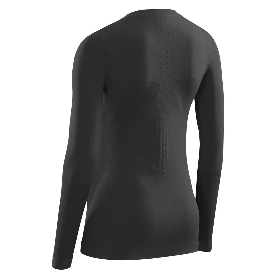 Tesuwel Thermal Shirts for Women Long Sleeve Hiking Ski Base Layer Women  Cold Weather Sports Compression Shirts Moisture Wicking Ladies Fleece Tops  for Workout Running Cycling,Quick Dry 534 Black XS : 