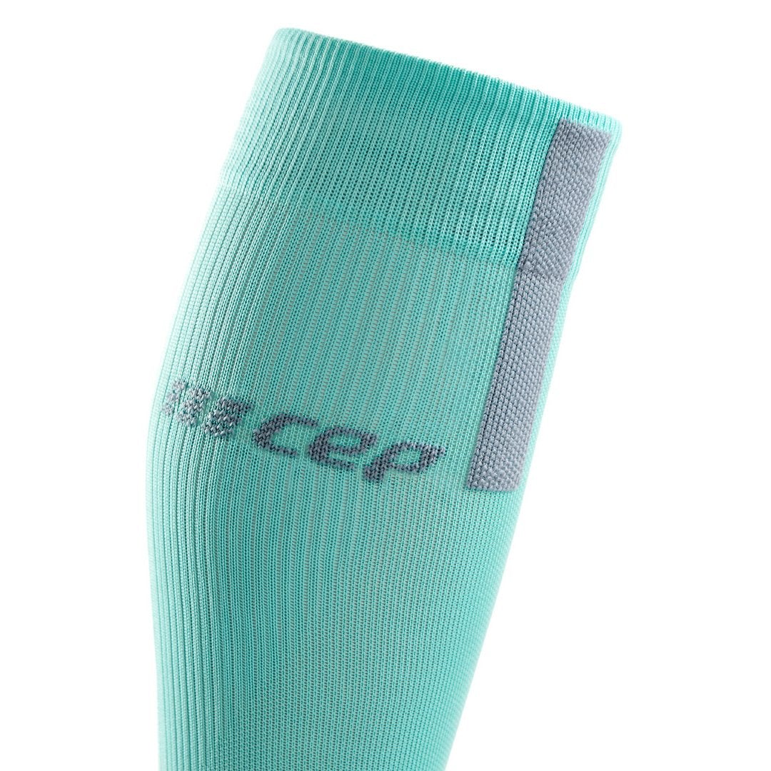 Tall Compression Socks 3.0, Men, Ice/Grey - Logo Detail