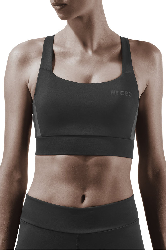Women's Lot of 2 Reebok Sports Bras, Size Small Black & Gray Padded Inserts