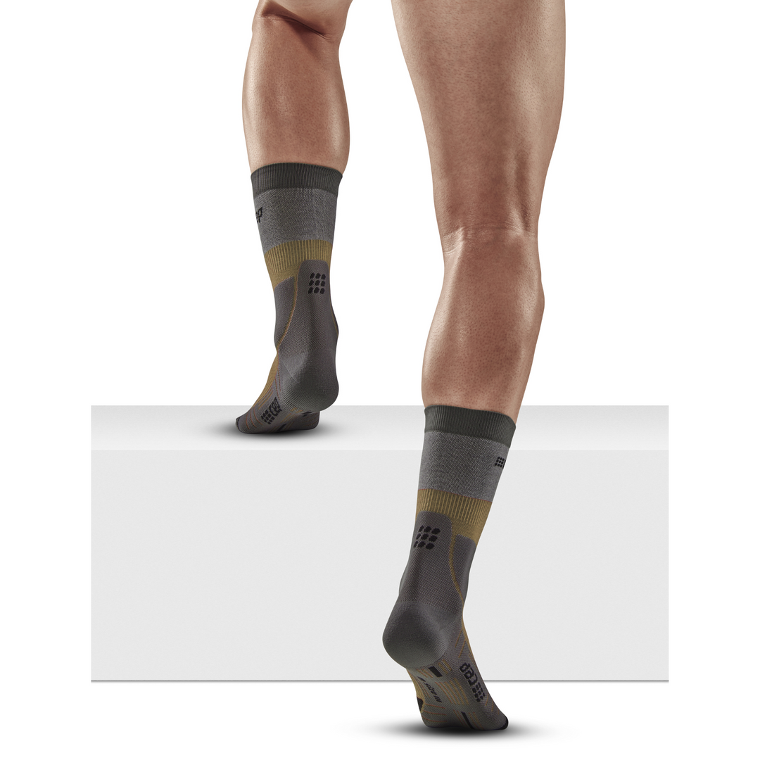 Men's Mid-Calf Lightweight Work Sock in Gravel