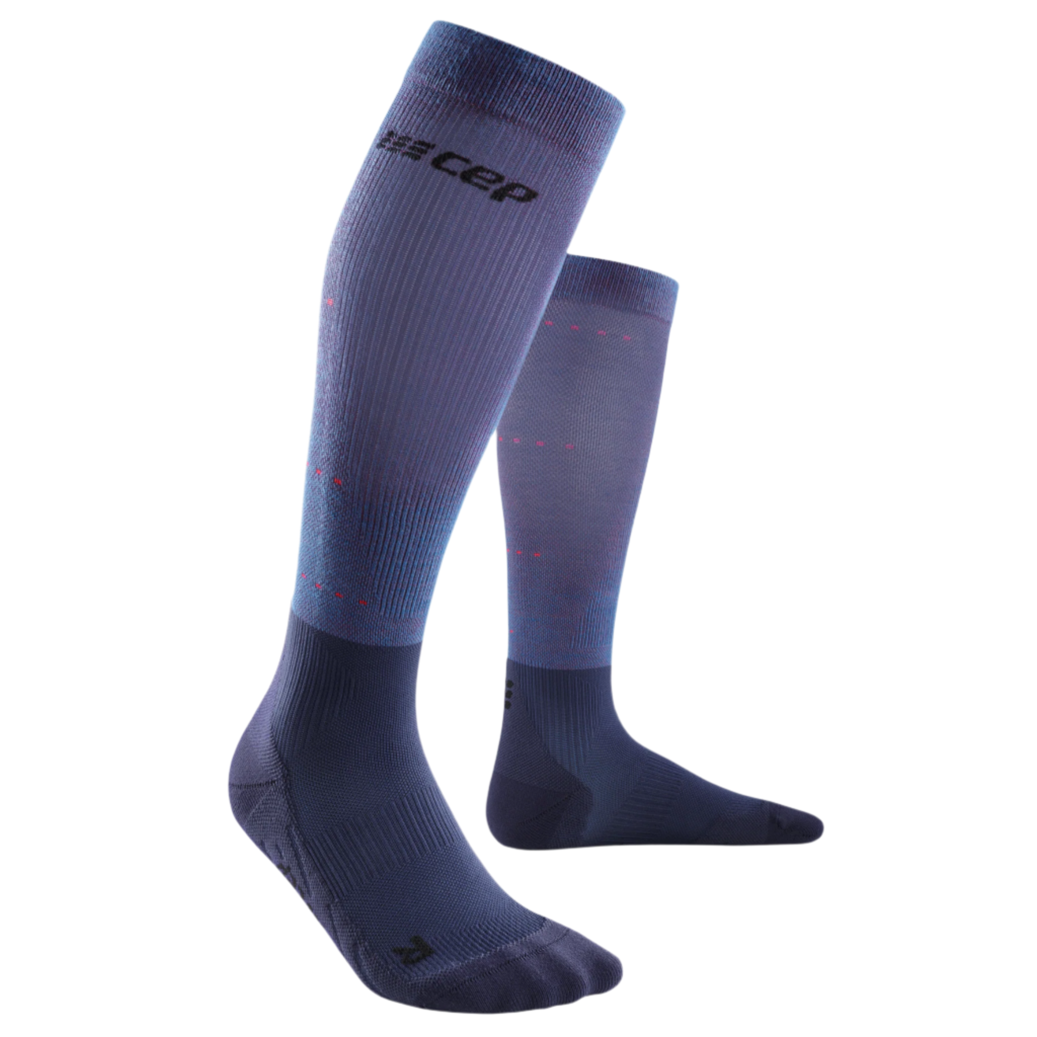 Infrared Recovery Compression Socks, Women, Midnight Blue, Front View