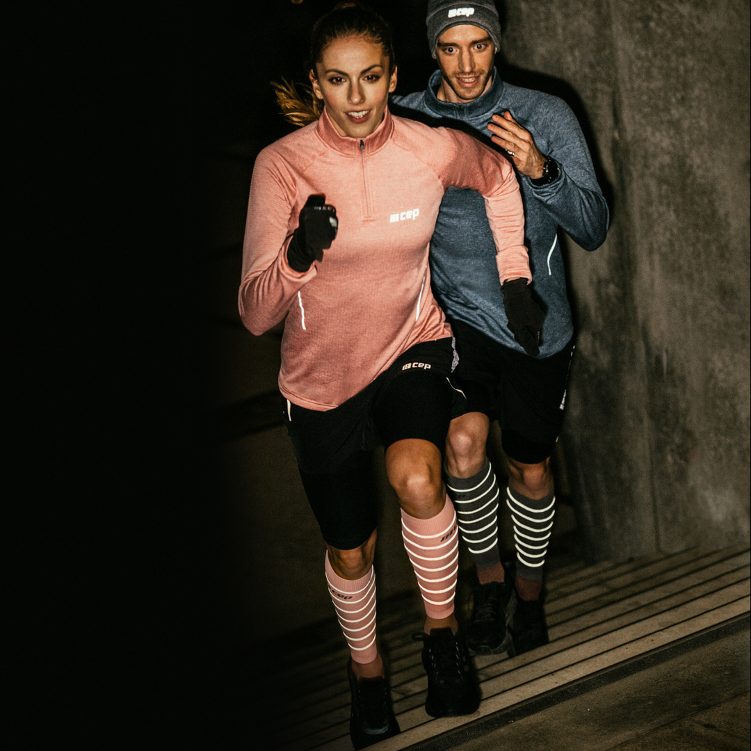 Pernas de mulher CEP Compression Reflective - Vestuário Running