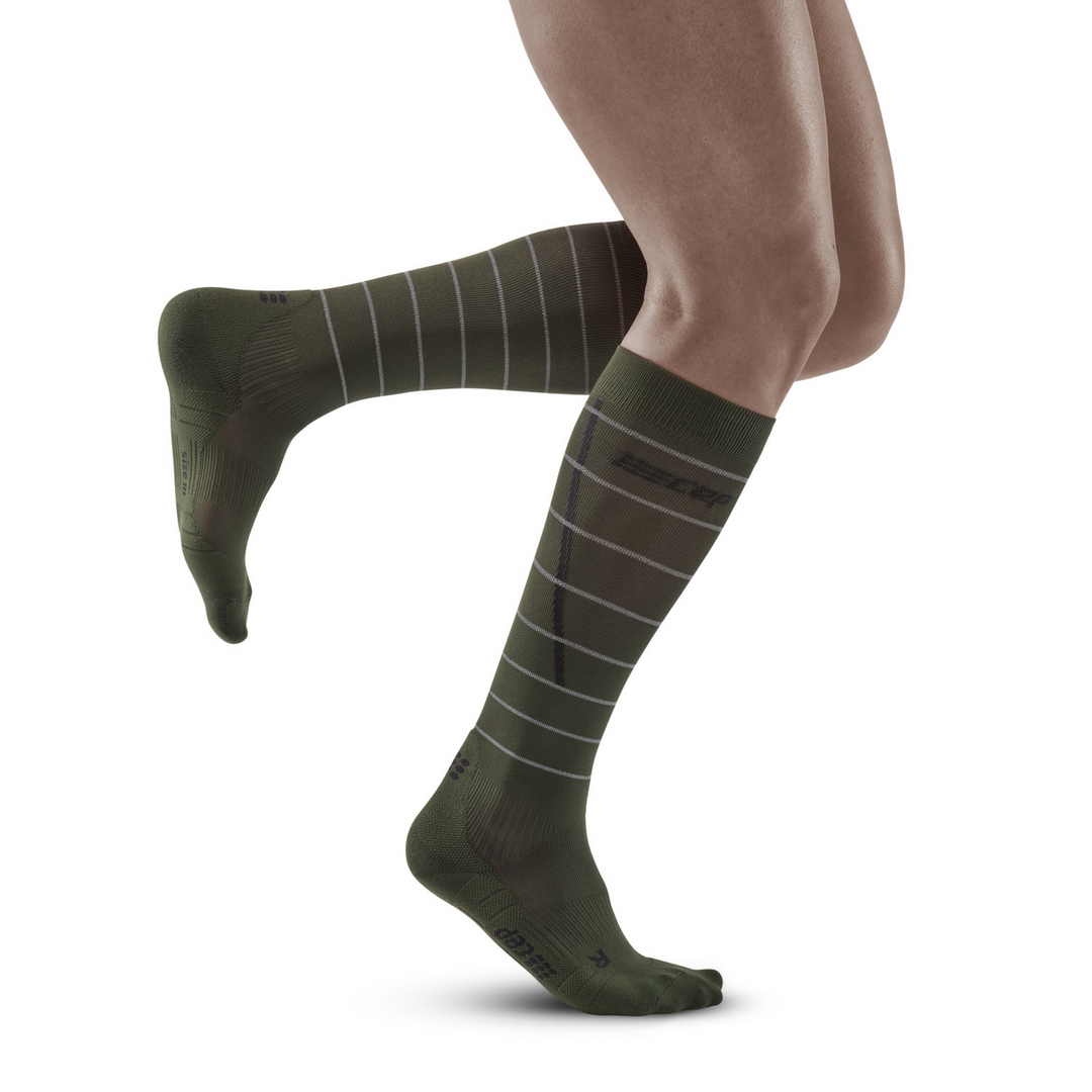 CEP - Reflective Compression Run Socks Men black at Sport Bittl