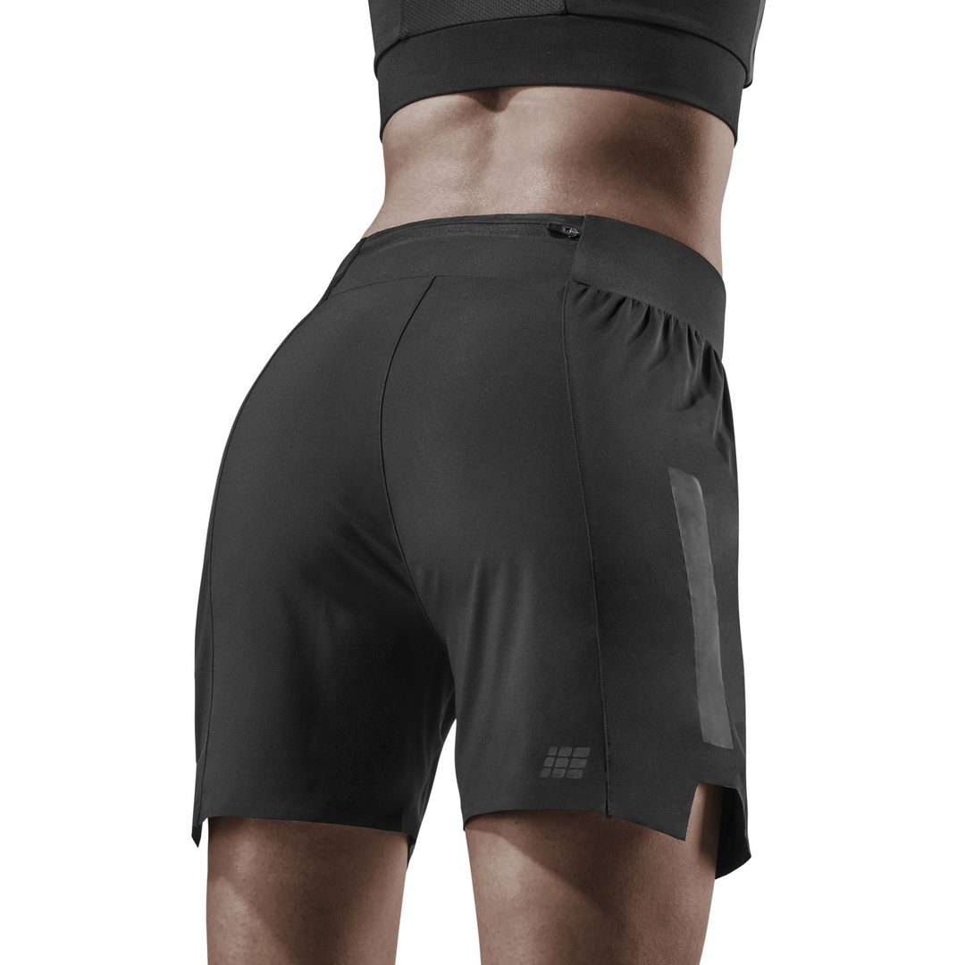 Women's Running Tight Shorts - black