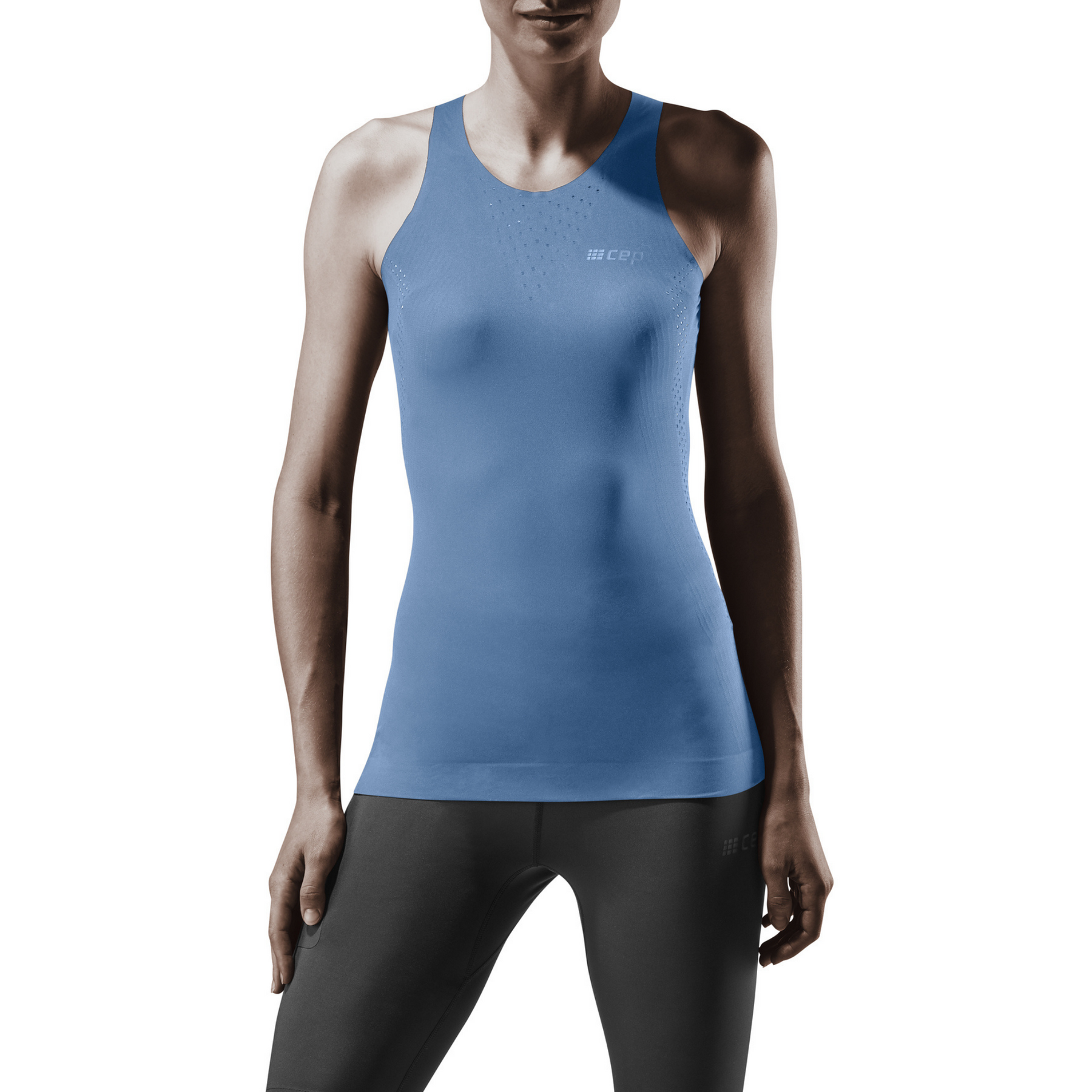 Artist Unknown Women's Compression Tank Top Pack of 3,Black(Blue